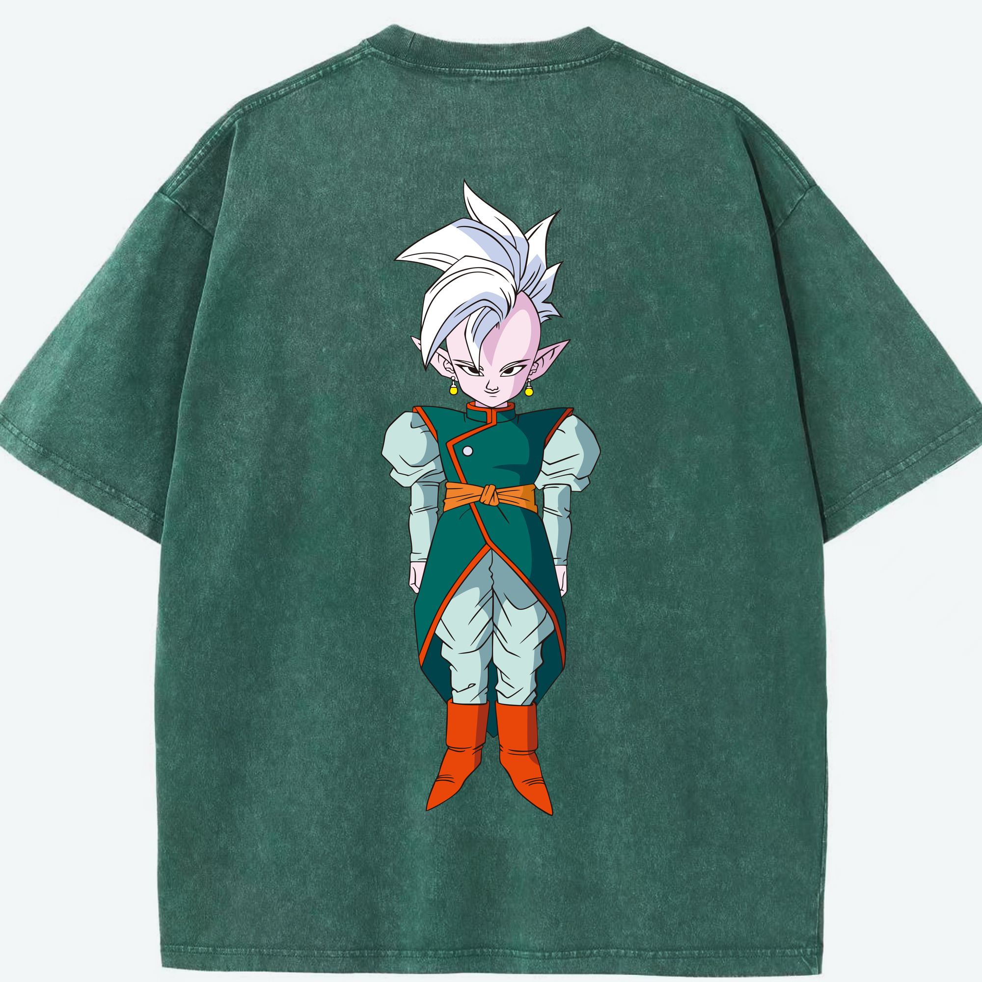 （画像用） ドラゴンボール DRAGON BALL 綿100% ヴィンテージ風 半袖Tシャツ（背面プリント）